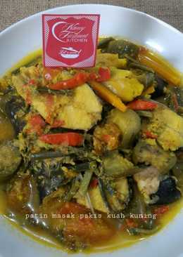 Patin Masak Pakis Kuah Kuning (Diet Enak Diabetes)