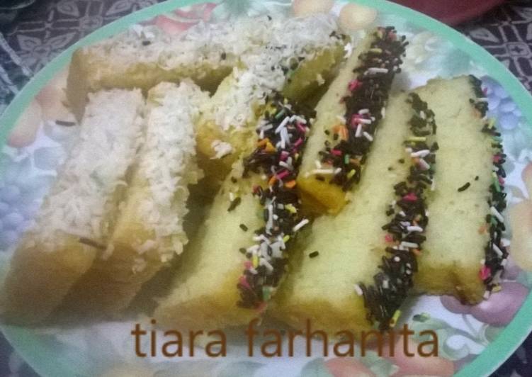 Resep Bolu klasik coklat keju 2 telur - Tiara farhanita