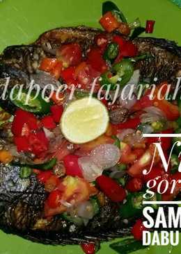 Nila goreng sambal dabu dabu praktis