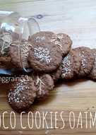 Choco cookies oatmeal.. menu diet.. no tepung.