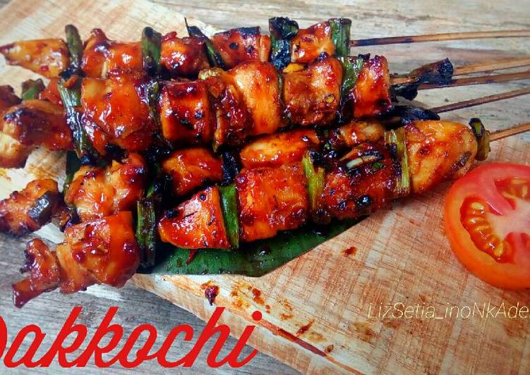 Resep Dakkochi / sate Ayam ala Korea (halal) #pr_AsianFood Oleh inonk
Aden _ LizSetia(MomyNaufal)
