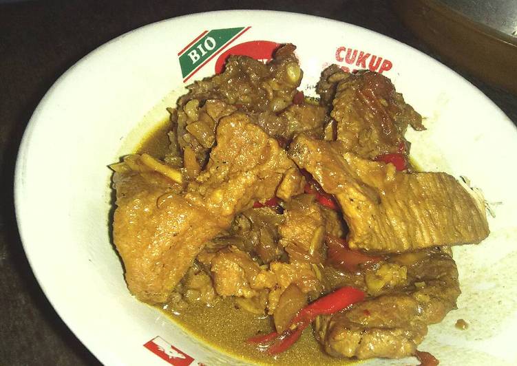 resep masakan Tongseng kambing special idul adha (Tanpa bau)