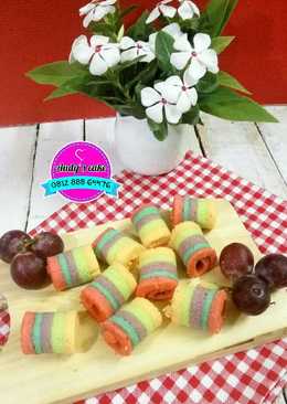 Bolu Gulung Pelangi imut