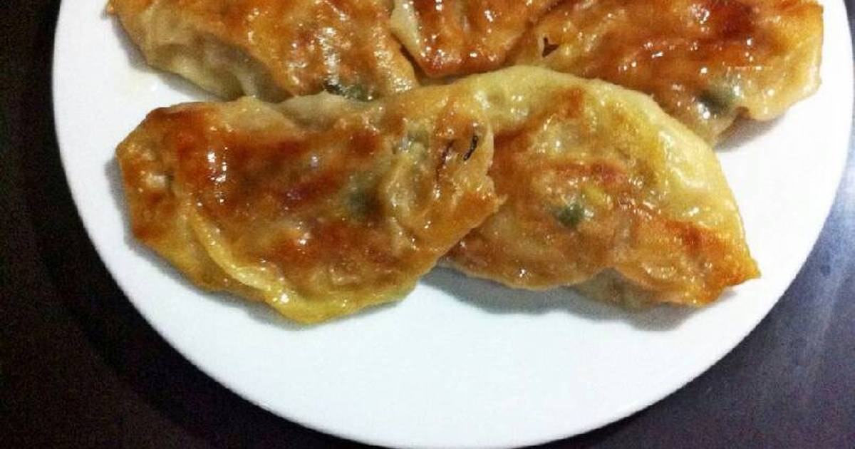 Resep Gyoza buatan rumahan isi ayam cincang dan sayur ala Indri Darmayanti