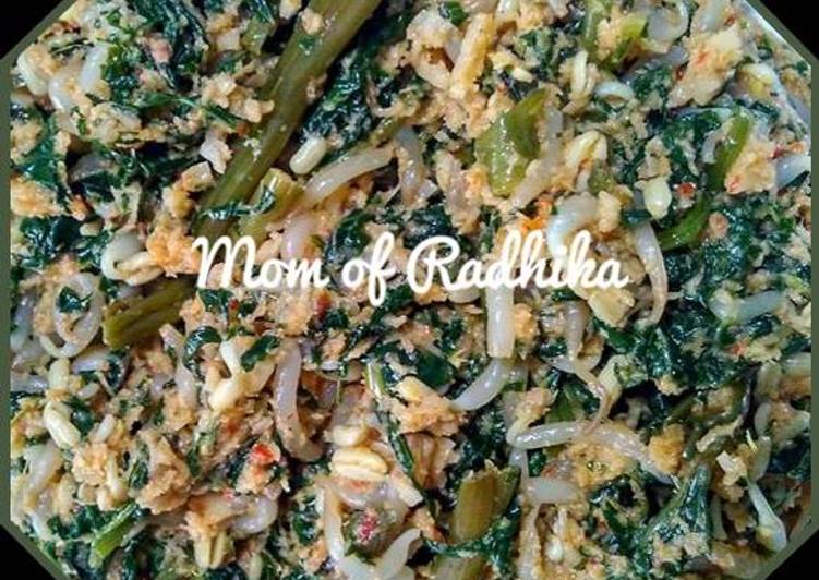 gambar untuk cara membuat Urap Sayuran (daun pepaya,kangkung,tauge)