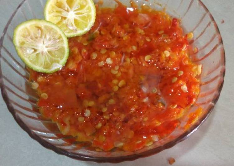 Resep Sambal Korek Kiriman dari rahmayanaa