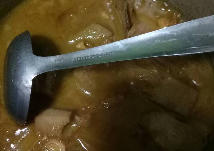 resep Gule ayam nangka muda