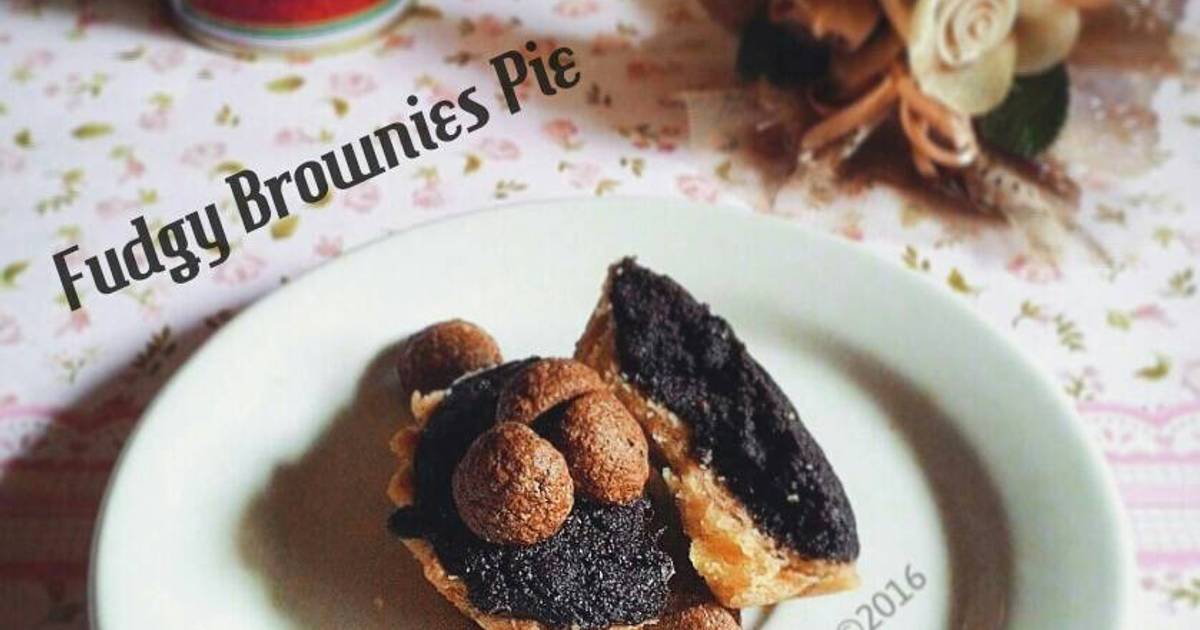 Resep Fudgy Brownies Pie