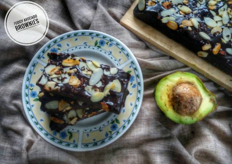 resep makanan Brownies Alpukat (Fudgy Avocado Brownies) #BrowniesAlpukat
