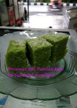 Brownies Ubi Pandan Keju Kukus