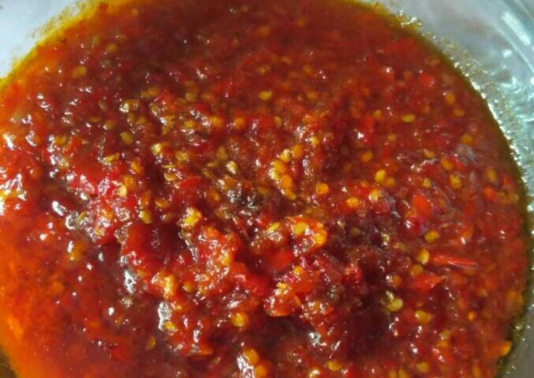 cara membuat Sambel Bacem