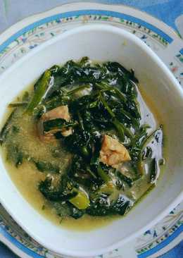 Bobor kangkung tempe semangit