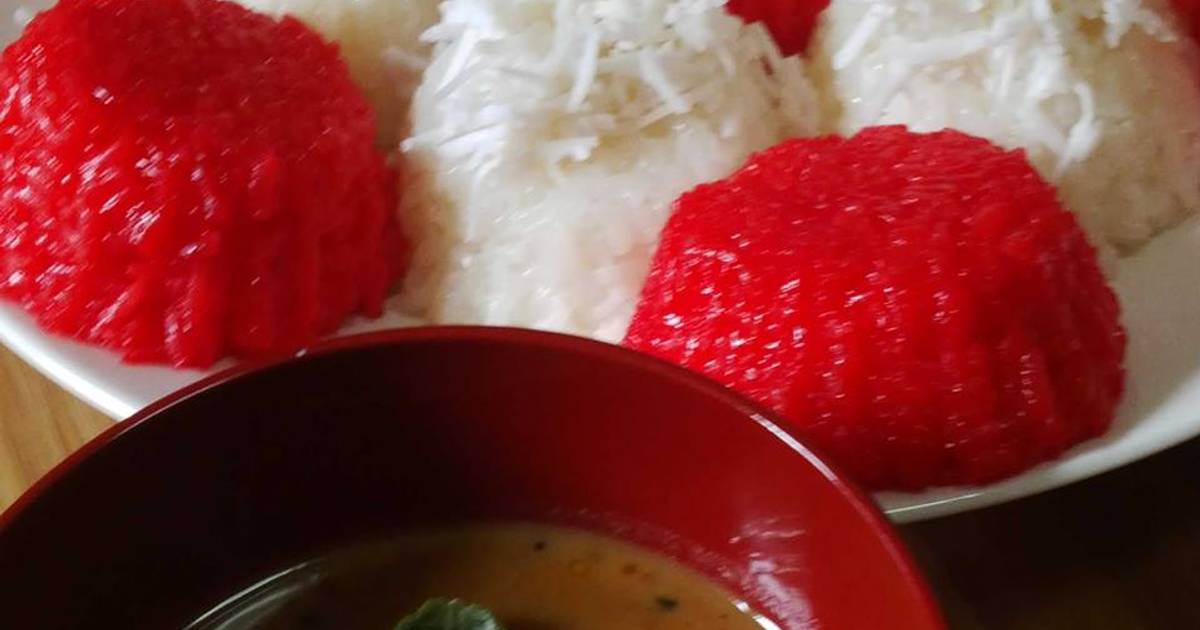 Resep Ketan merah putih..merdeka!!! Resep Ketan merah putih..merdeka!!!