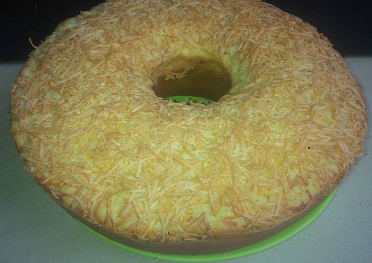 resep makanan Bolu tape keju santan