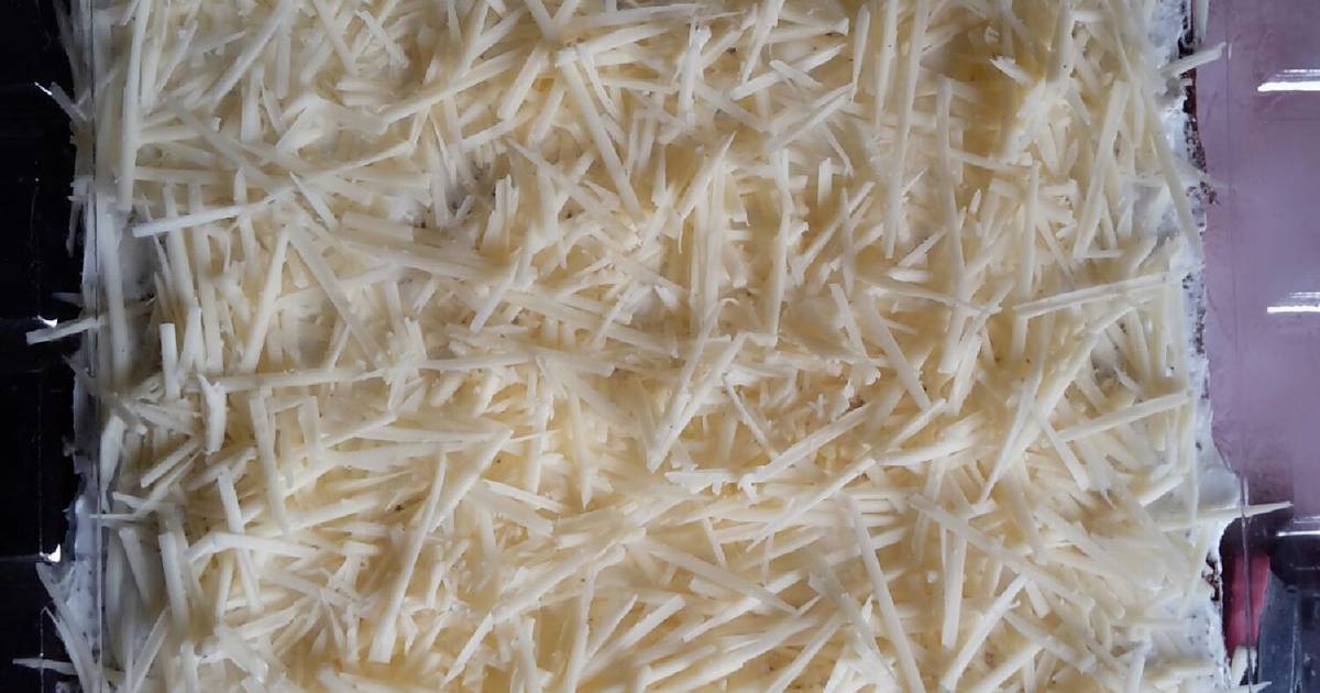 Resep blackforest toping keju