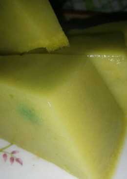 Puding mangga susu santan
