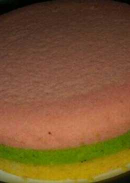 Bolu singkong pelangi