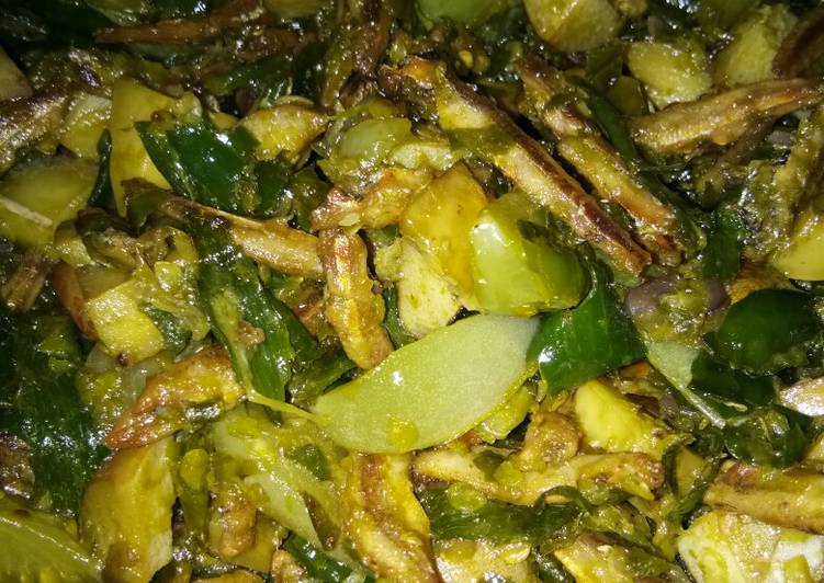 Jengkol Teri Sambal Ijo