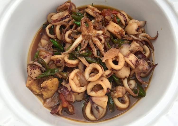 Tumis Cumi Basah Cabe Ijo Foto Resep Utama Tumis Cumi Basah Cabe Ijo Foto Resep Utama