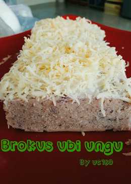 Brownis kukus ubi ungu