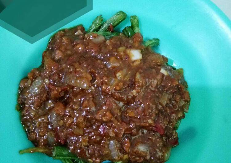 gambar untuk resep makanan Buncis Szechuan