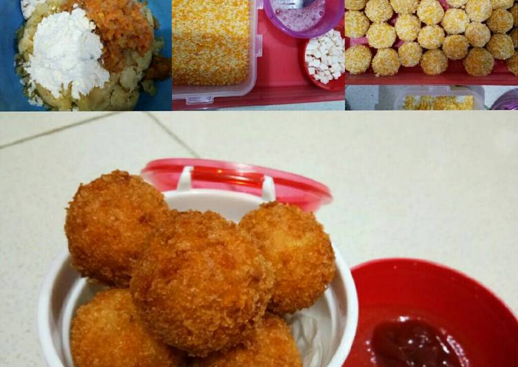 gambar untuk resep Kroket kentang isi keju mozarella