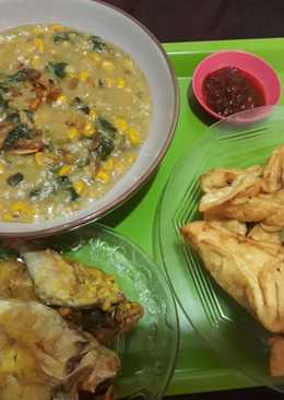 Tinutuan (bubur manado) simple