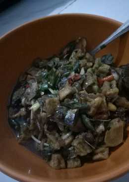 Klotokan ikan asin mix tahu