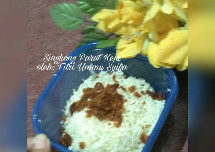 resep masakan Singkong Parut Keju