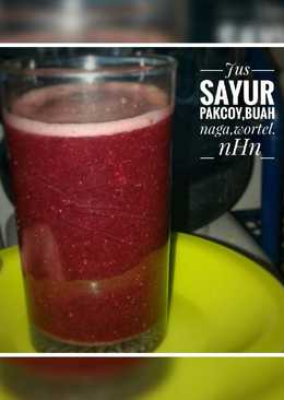 Jus pakcoy wortel & buah naga