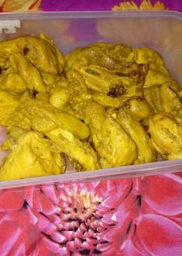 Ayam ukep bumbu kuning