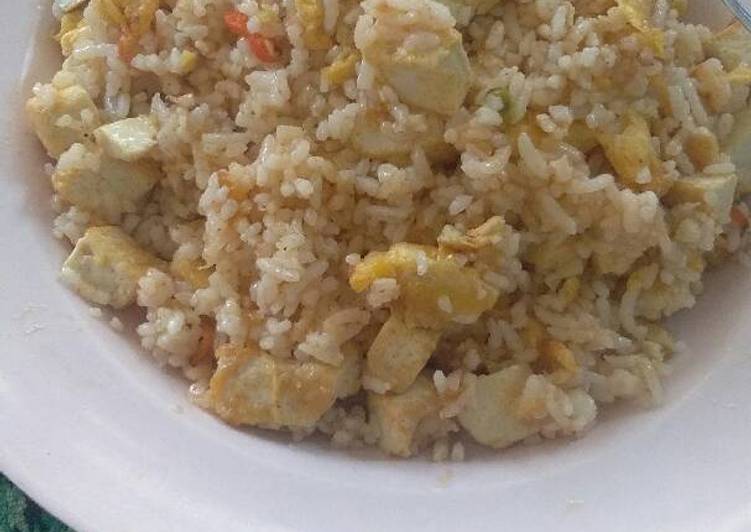 resep makanan Nasi goreng tahu telor