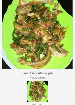 Ikan Asin Cabai Hijau