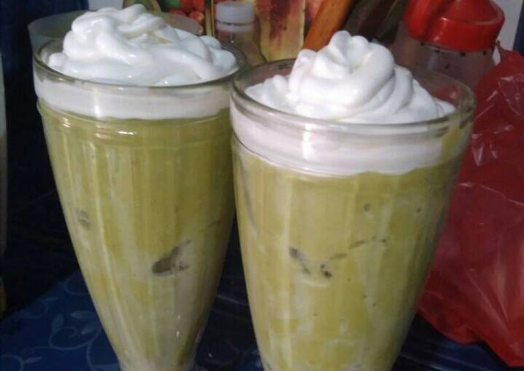 resep makanan Avocado Float Ala Ma2 Faiz