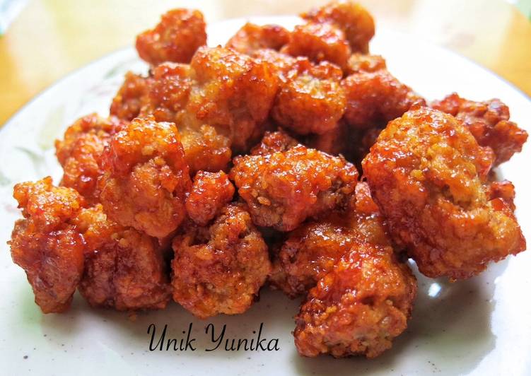 Resep Ayam goreng ala Korea, super praktis! oleh unik 