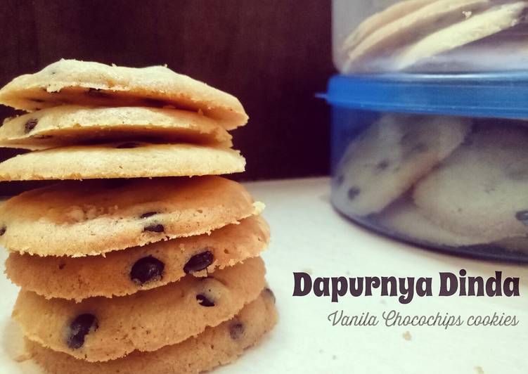 Vanila chocochip cookies #bikinramadhanberkesan3