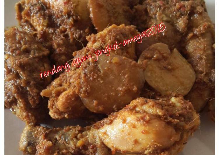 gambar untuk resep makanan Rendang ayam jengkol yang mankyusss.