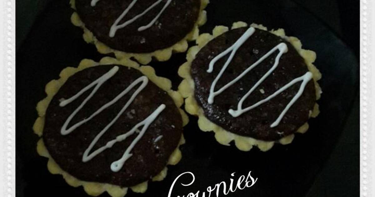 Resep Pie brownies renyah n nyoklat.