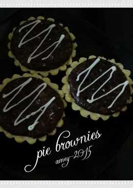 Pie brownies renyah n nyoklat.