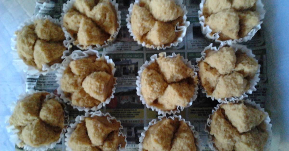 Resep Bolu kukus gula merah vivi liong(tanpa BP dan BS)