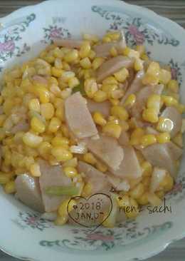 Tumis baso jagung manis