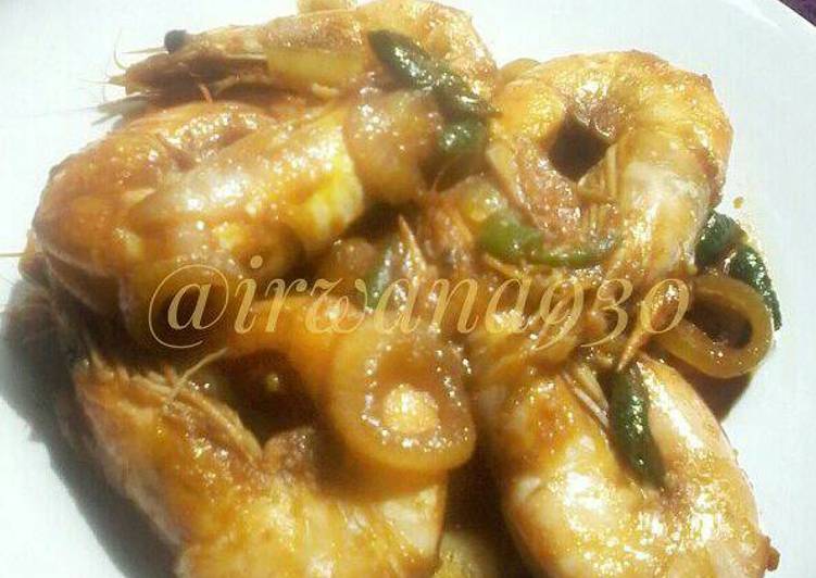 cara membuat Udang Saos Pedas Manis