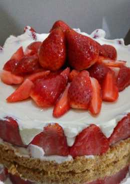 Strawberry cheesecake. No baked