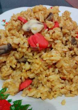 Nasi Goreng Sosis Jamur