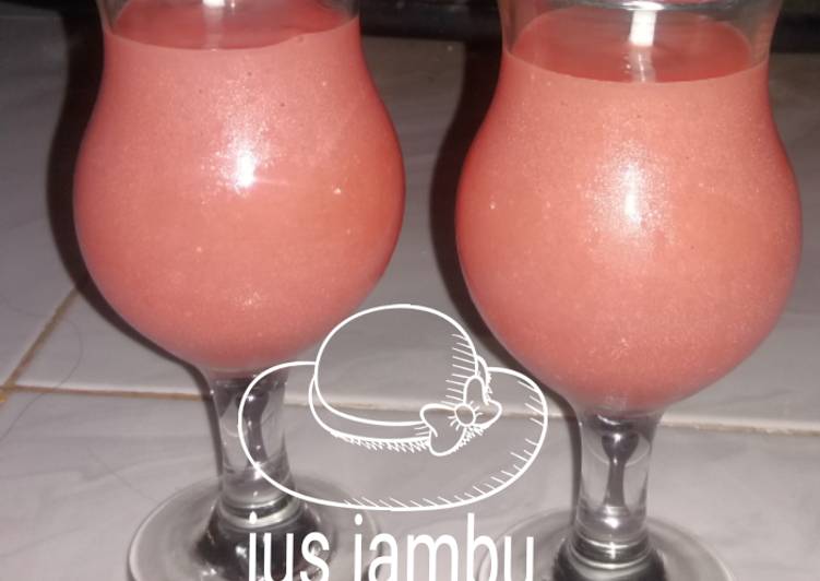 gambar untuk resep makanan Jus jambu biji merah