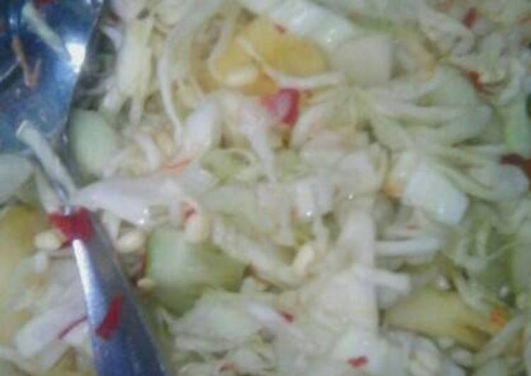 resep makanan Asinan sayur dan buah