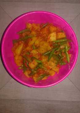 Sambel kentang buncis ala momy:*