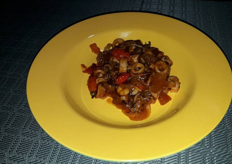 Resep Cumi Asam Manis By GILANG