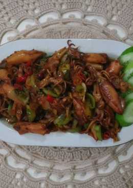 Cumi asin oseng pedas
