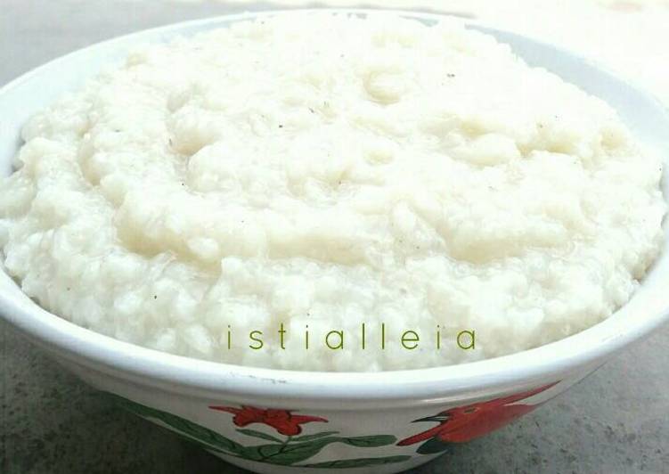 resep Bubur (dari sisa nasi semalam)